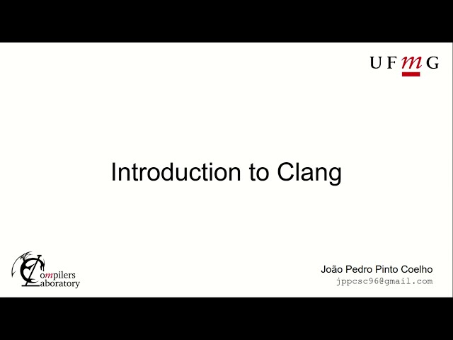 Introduction to Clang