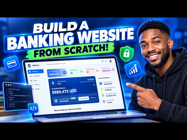 Build a Fintech & Online Banking Website in 2026 (Full Tutorial, No Coding) #onlinebanking