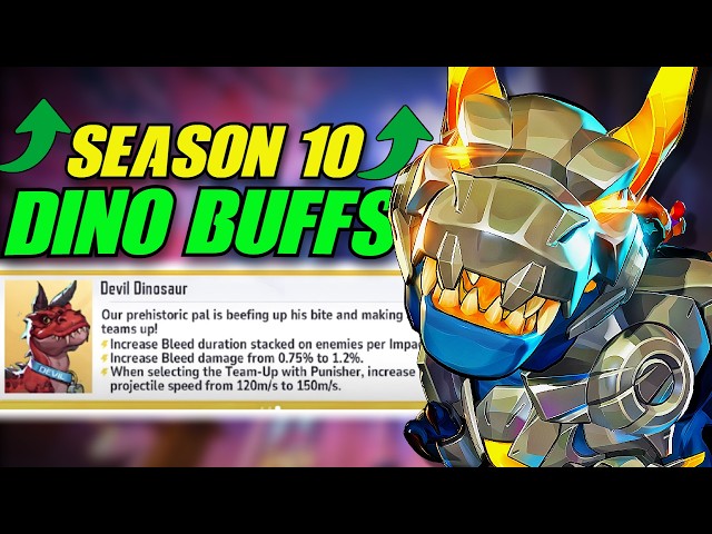 Devil Dino Finally got BUFFED in season 10...(Marvel rivals)