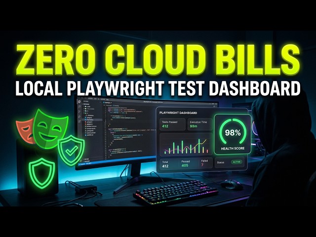 Local E2E Test Dashboard with Playwright & Node.js (Zero Cloud Bills)