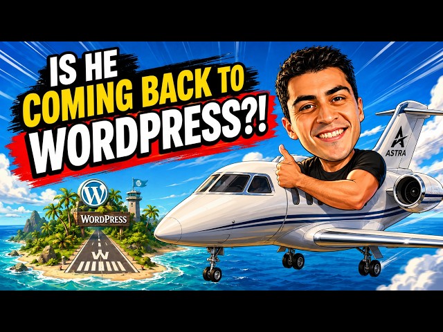 He left WordPress. Will he come BACK?!