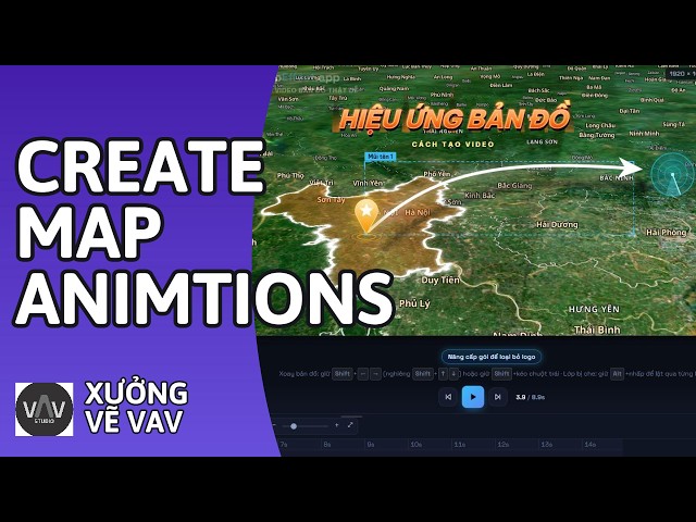 ✅ MAP ANIMATIONS (Tutorial) | Duong Urban Architect