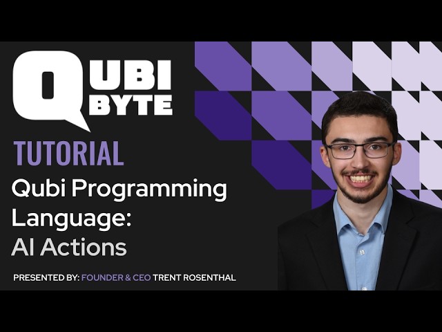 Qubi Programming Language Tutorial #31: AI Actions | Qubibyte