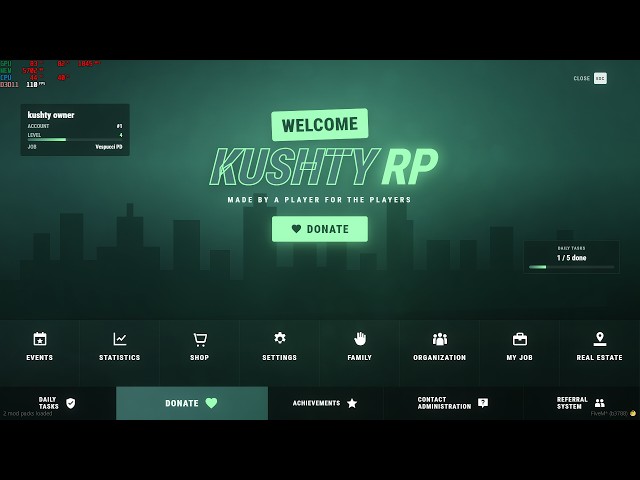 kushty rp loading screen