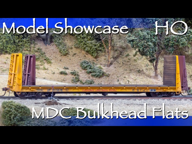 Can Foobie Cars Coexist on a Prototype Layout? - Model Showcase HO MDC SSW & UP Bulkhead Flatcars!
