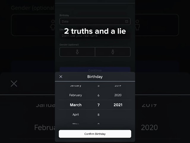 2 truths and a lie... 💀