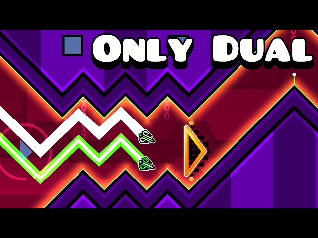 All RobTop levels but ONLY DUAL MODE