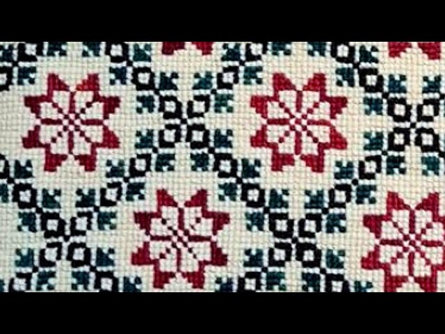 🌸 Beautiful Cross Stitch Flower Design | Easy & Unique Embroidery Pattern | Hand Stitching Ideas 🧵✨