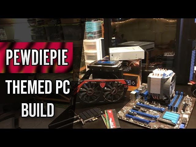 Building A PewDiePie Themed Gaming PC To Stop T-Series [Live Archive]