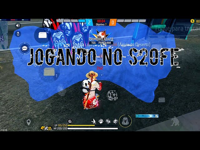JOGANDO FREEFIRE NO S20 FE
