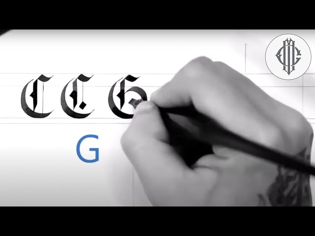 GOTHIC CALLIGRAPHY FOR BEGINNERS (BROAD EDGE NIB CALLIGRAPHY)