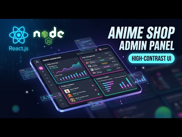 Full-Stack E-Commerce Admin Dashboard (React, Node.js, Express, MongoDB)