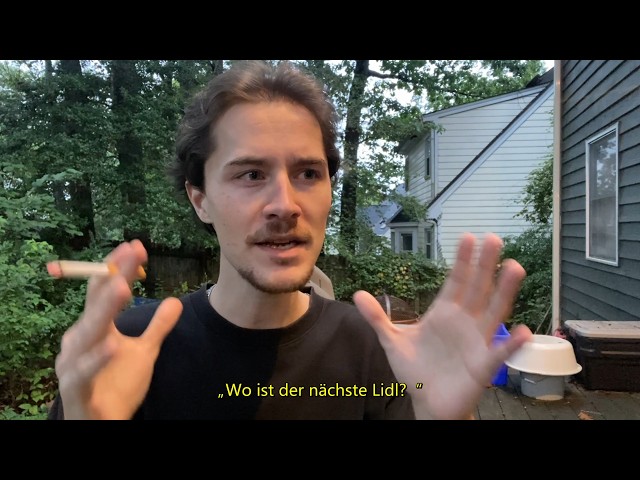 Smoking a Cigarette (with German Subtitles)