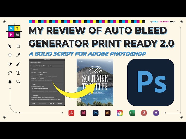 My Review of Print Ready 2.0 - Automated Bleed Generating Script for Adobe Photoshop