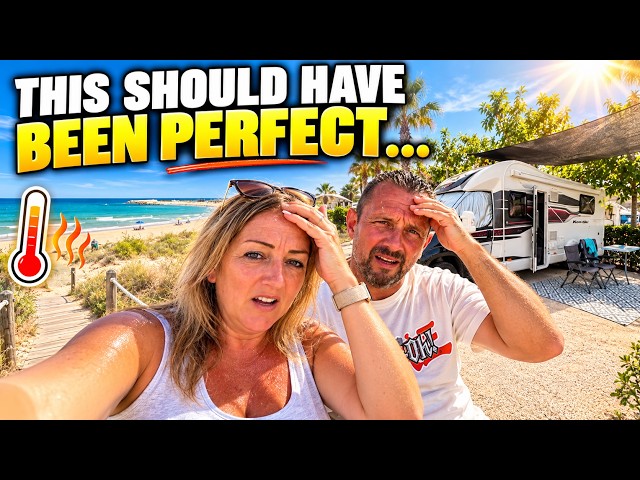 We Found the Perfect Beach Campsite in Spain… Until This Happened 🇪🇸