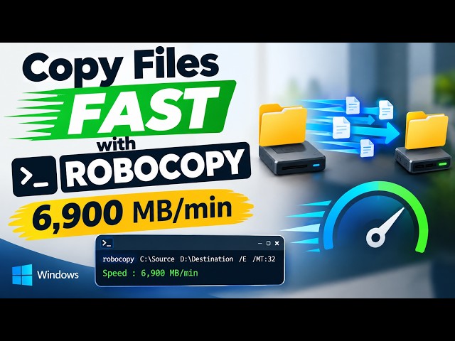 FASTEST Way to Copy files in 2026