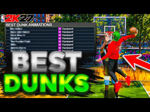 HOW TO GET CONTACT DUNKS in NBA 2K27 - BEST DUNK ANIMATIONS/PACKAGES in NBA 2K26! HOW TO DUNK 2K27!