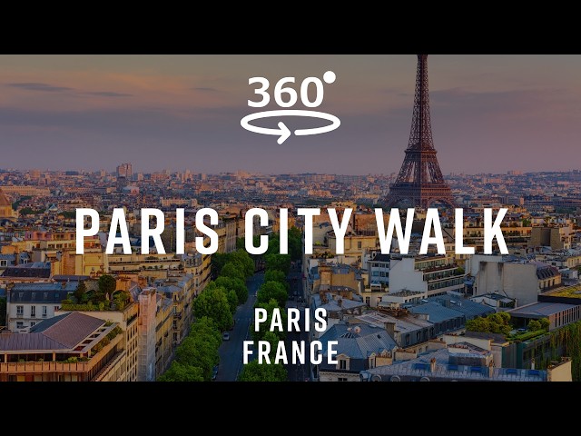 Paris City Walk – Paris, France 🇫🇷 | 360° Walking Tour