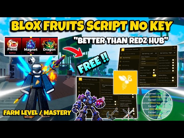 New *OP* Blox Fruits Script No Key - Auto Magnet Tokens, Raid, Fruit ESP, Quest & More! 🔥