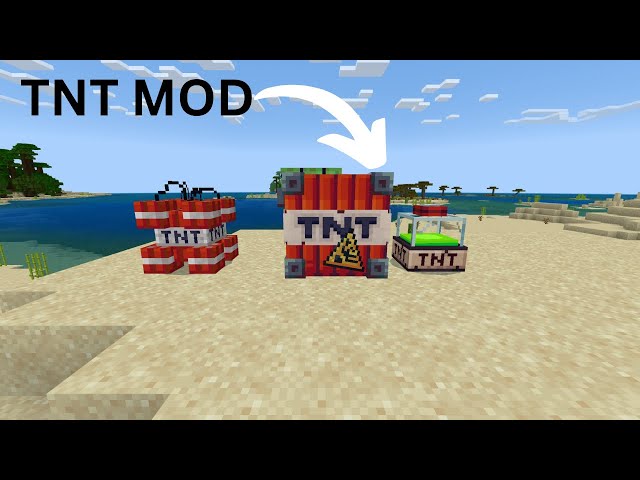 EXPLODING TNT in Minecraft |  Modded Minecraft