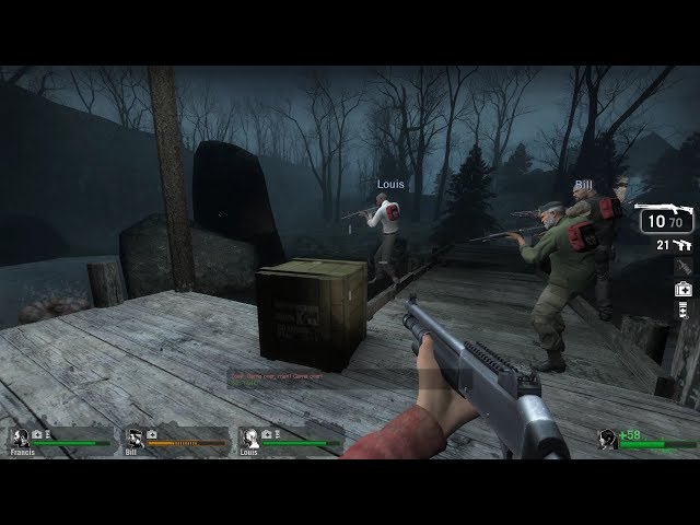 Left 4 Dead Campaign Gameplay 12 - Death Toll: Boathouse Finale