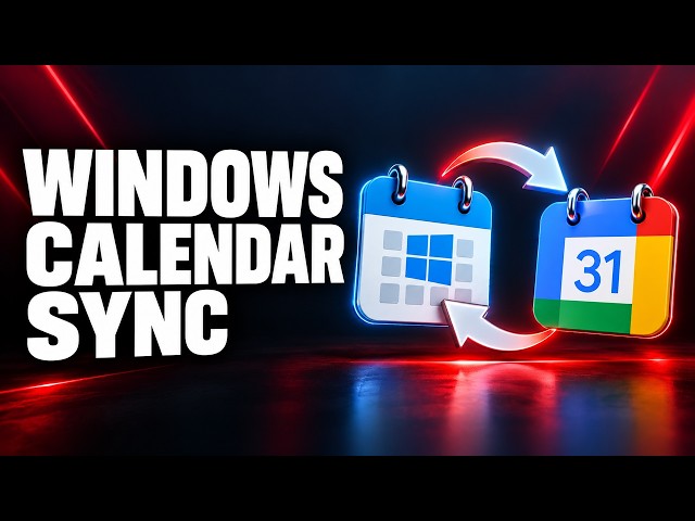 Sync Google Calendar with Windows 10 Mail & Calendar (2015)