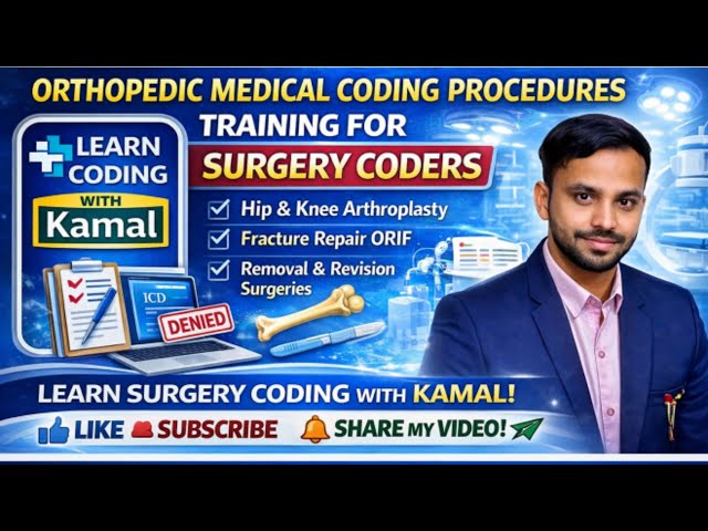 Orthopedic Surgery Medical Coding Basics Training for Beginners – Complete Series (Parts 1, 2, 3)