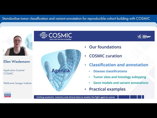 COSMIC Tumor Classification & Variant Annotation for Reproducible Cohort Building
