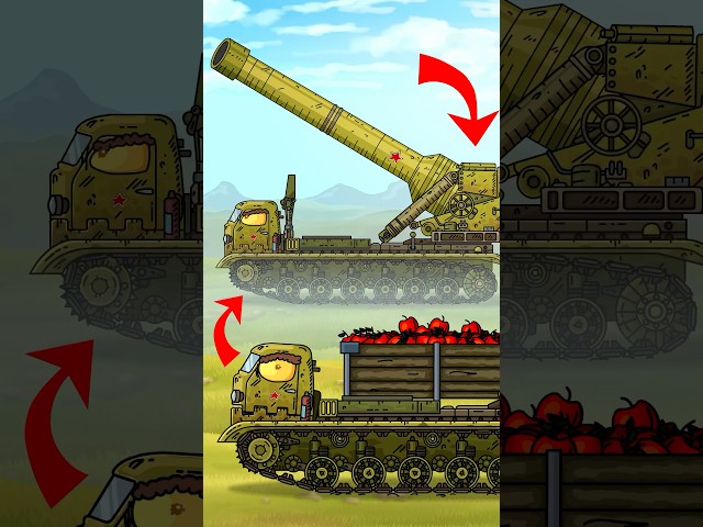 Who is the real Monster Truck? #gerand #tank_cartoons #shorts