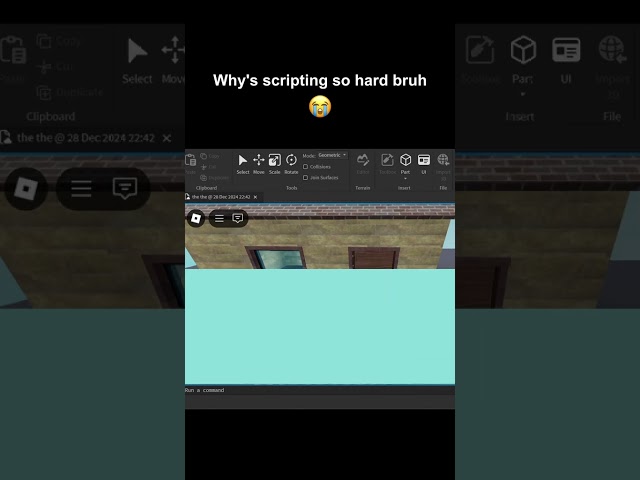 Roblox scripting is hard 😭 (block tales edition) #roblox #robloxshorts #robloxstudio