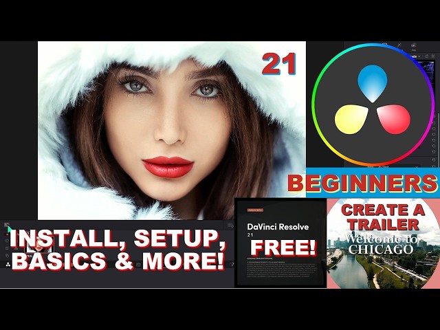 Free Davinci Resolve 21 for Absolute Beginners. #davinciresolve #davinciresolvetutorial #madediting