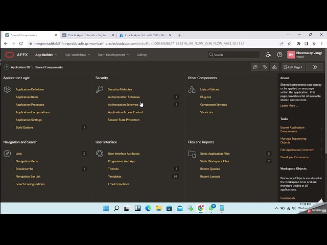 How to enable Azure AD SSO (Single Sign On) for oracle apex application.