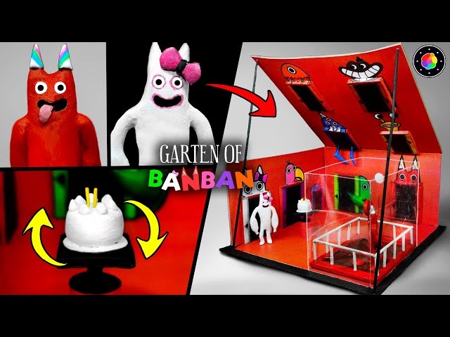 Create your GIANT BANBAN Diorama (Turn the Cake) GARDEN OF BANBAN 2 made of Play-Doh | PlastiVerse