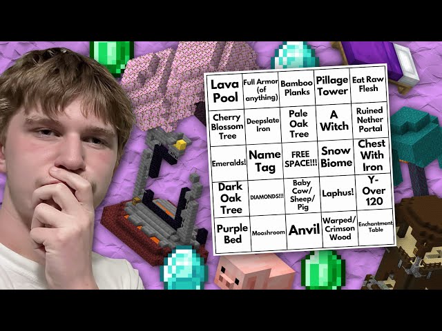 I Played Bingo, But In MINECRAFT (Bad Idea)