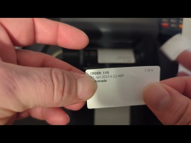 Printing Sticky Labels with you Clover Mini