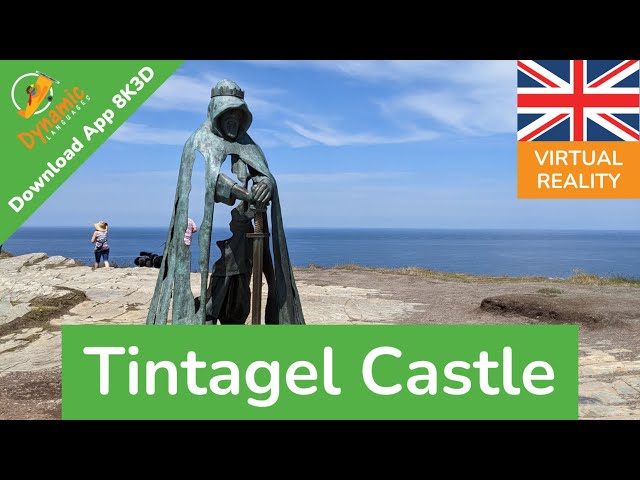 Tintagel Castle - Cornwall, England | 360 8K3D | DYNAMIC LANGUAGES