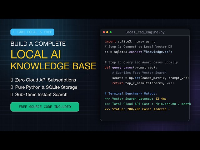 Build a Complete Local AI Knowledge Base from Scratch (Zero-Cost Python Tutorial)