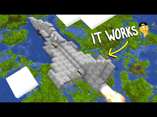 Finally Making a Working Jet Plane with Create Mod!