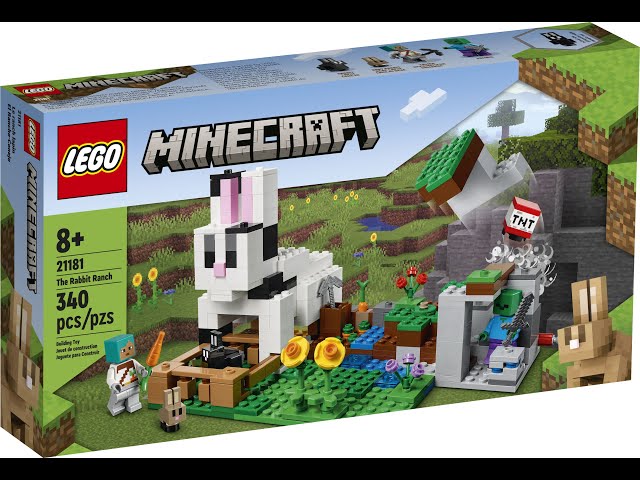 Review LEGO Minecraft Kaninchenranch (Set 21181) - VR180 3D