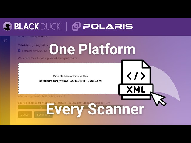 How Polaris Connectors Bring In Black Duck SCA and Third-Party Scan Results