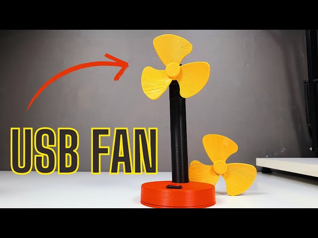 How to Make a 3D Printed Fan from Dc motor