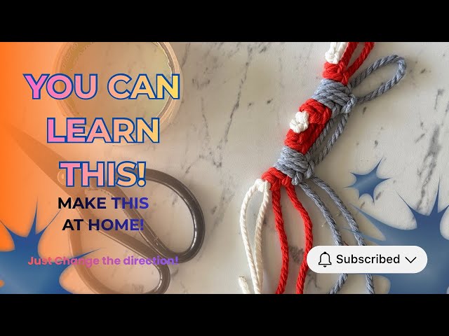 You Can Learn This Easy Macramé Knot! ✨ | Beginner-Friendly Tutorial
