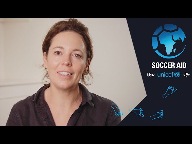 Soccer Aid for Unicef | Olivia Colman introduces Aseel