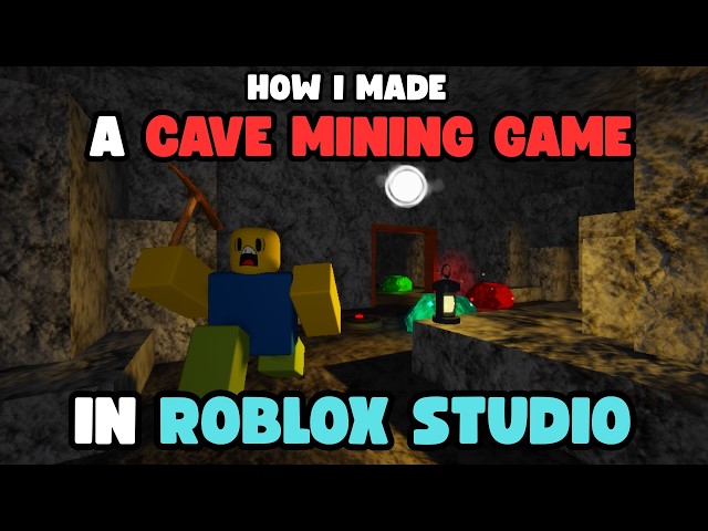 How I Made a CAVE MINING GAME in ROBLOX STUDIO