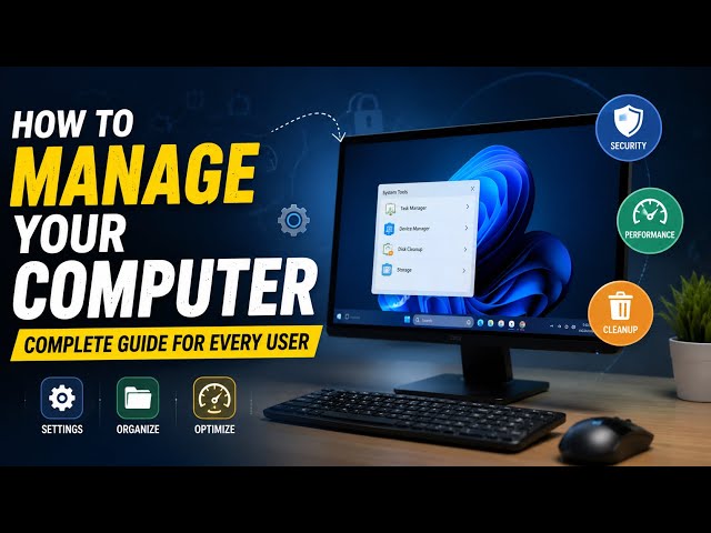 💻 How to Manage Your Computer | Computer Management Complete Guide | Easy Tutorial