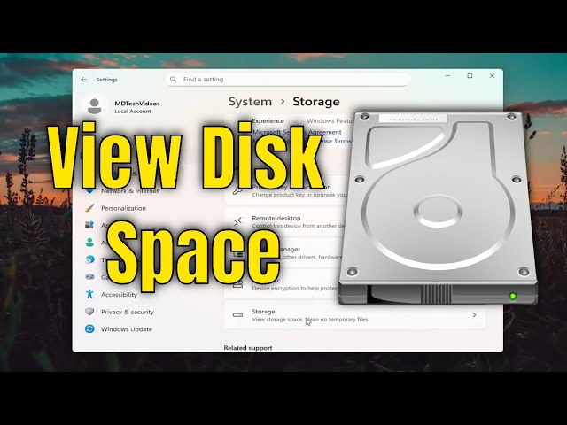 How to View Disk Space on Windows 11 PC [Tutorial]