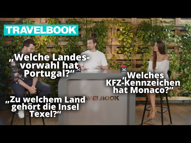Blogger Nathalie Aron vs. Sebastian Klussmann | "Who can beat the geography pro?" | TRAVELBOOK