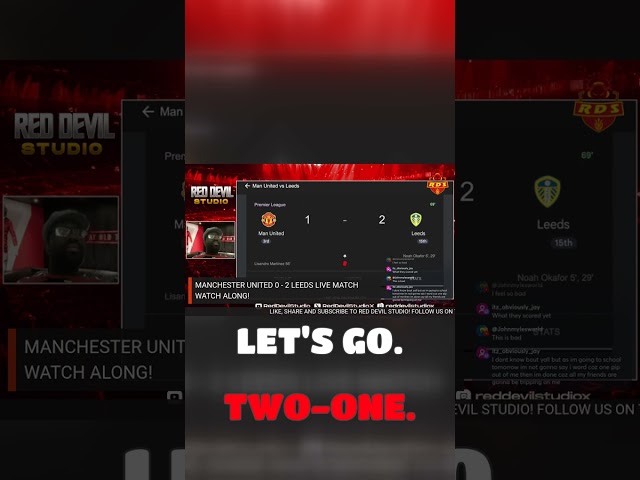 Casemiro's goal brings United back to 2-1 REACTION! #MUFC #MUNLEE #premierleague
