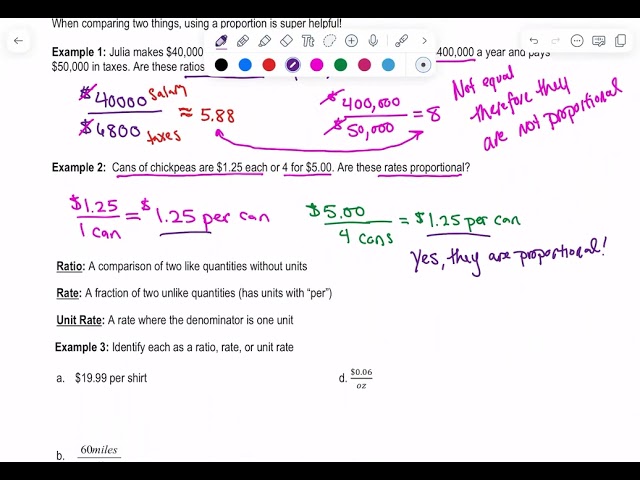 Proportional Reasoning