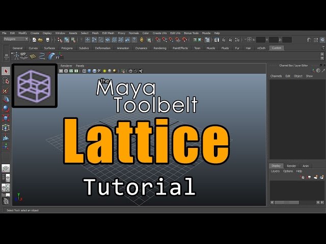The Maya Toolbelt - Lattice Deformers